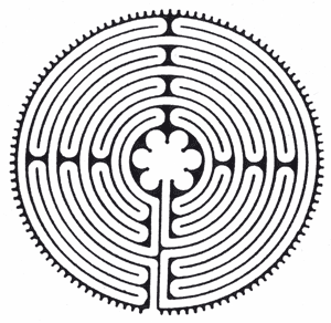The labyrinth at Chartres Cathedral, France