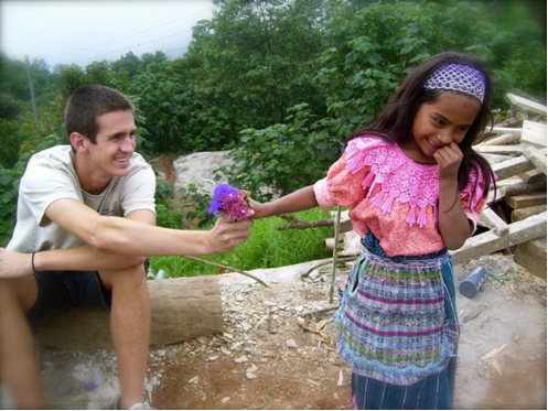 Guatemalan girl & tourist
