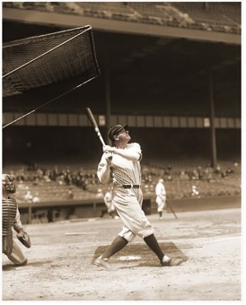 Babe Ruth at bat
