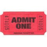 RED MOVIE TICKET