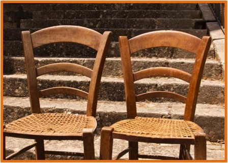 Two GREEK chairs