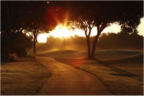 SUNRISE ON ROAD