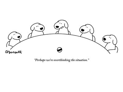 New Yorker magazine cartoon, by Charles Barsotti