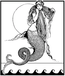 MERMAID B&W CROPPED